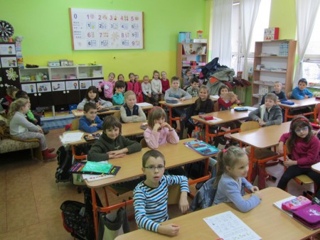 Navštívili sme prvákov v ZŠ S. Chalupku
