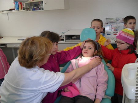 Modrá trieda v zubnej ambulancii