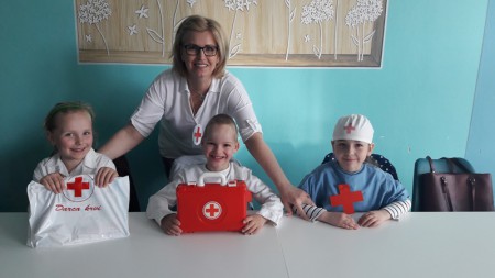 Evička nám ochorela