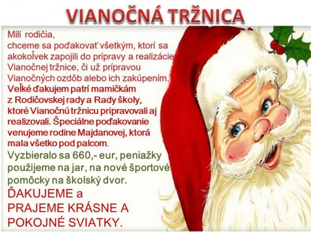 Vianočná tržnica